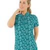 Pure Golf Ladies Amity Polo Shirt Teal