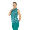Pure Golf Ladies Amity Sleeveless Polo Shirt Teal
