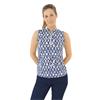 Pure Golf Ladies Felicity Sleeveless Polo Shirt Sands of Time
