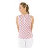 Pure Golf Ladies Ellen Sleeveless Polo Shirt Mediterranean Sunset