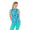 Pure Golf Ladies Ellen Sleeveless Polo Shirt Waterlily