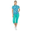Pure Golf Ladies Ellen Polo Shirt Water Lily