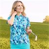 Pure Golf Ladies Ellen Polo Shirt Water Lily