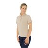 Pure Golf Ladies Imy Buttoned Polo Shirt Sandstone