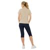 Pure Golf Ladies Imy Buttoned Polo Shirt Sandstone