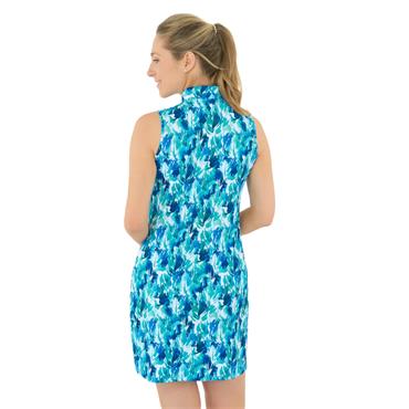 Pure Golf Ladies Miley Sleeveless Dress Waterlily