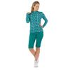 Pure Golf Ladies Long Sleeve Serenity ¼ Zip Top Teal