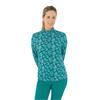 Pure Golf Ladies Long Sleeve Serenity ¼ Zip Top Teal