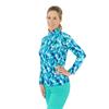 Pure Golf Ladies Balance ¼ Zip Mid Layer Water Lily