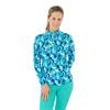 Pure Golf Ladies Balance ¼ Zip Mid Layer Water Lily