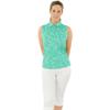 Pure Golf Ladies Amity 2 Sleeveless Polo Shirt Sweet Pea