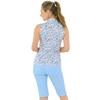 Pure Golf Ladies Ellen 2 Sleeveless Polo Shirt Mirrored