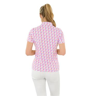 Pure Golf Ladies Ellen Polo Shirt Fairway Fizz
