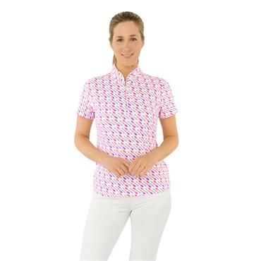 Pure Golf Ladies Ellen Polo Shirt Fairway Fizz