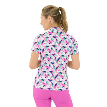 Pure Golf Ladies Ellen Polo Shirt Portrait of Paradise