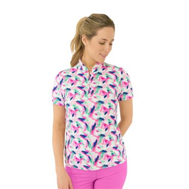 Pure Golf Ladies Ellen Polo Shirt Portrait of Paradise