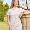 Pure Golf Ladies Ellen Polo Shirt Whitecap Whisper