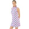 Pure Golf Ladies Miley 2 Sleeveless Dress Portrait of Paradise