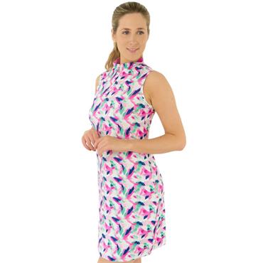 Pure Golf Ladies Miley 2 Sleeveless Dress Portrait of Paradise