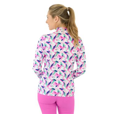 Pure Golf Ladies Serenity 2 ¼ Zip Top Portrait of Paradise