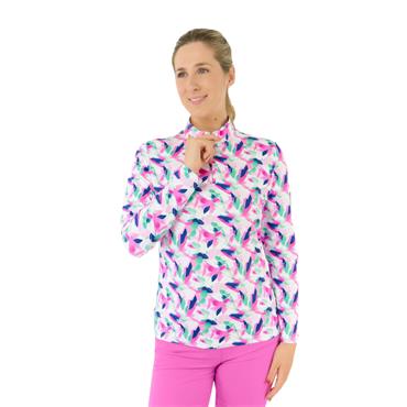 Pure Golf Ladies Serenity 2 ¼ Zip Top Portrait of Paradise
