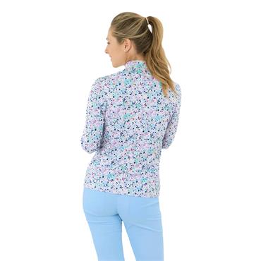 Pure Golf Ladies Balance ¼ Zip Mid Layer Mirrored Moonstone