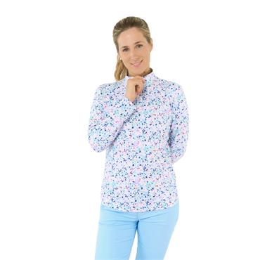 Pure Golf Ladies Balance ¼ Zip Mid Layer Mirrored Moonstone
