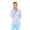 Pure Golf Ladies Balance ¼ Zip Mid Layer Mirrored Moonstone