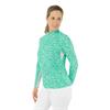 Pure Golf Ladies Balance ¼ Zip Mid Layer Sweet Pea Awe