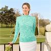 Pure Golf Ladies Balance ¼ Zip Mid Layer Sweet Pea Awe