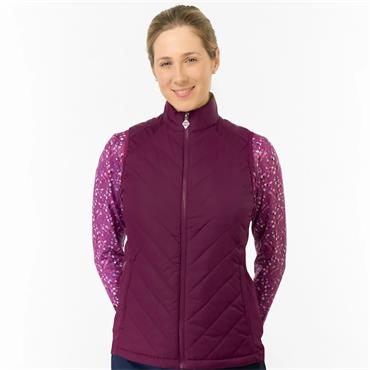 Pure Golf Ladies Josie Gilet Cherry