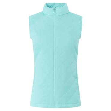 Pure Golf Ladies Josie Gilet Retro Blue
