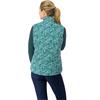 Pure Golf Ladies Kimberly Gilet Teal Crosshatch