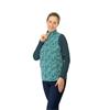 Pure Golf Ladies Kimberly Gilet Teal Crosshatch