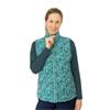 Pure Golf Ladies Kimberly Gilet Teal Crosshatch