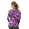 Pure Golf Ladies Arusha Long Sleeve Midlayer Berry Bokeh