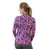 Pure Golf Ladies Arusha Long Sleeve Midlayer Berry Bokeh