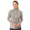 Pure Golf Ladies Arusha Long Sleeve Midlayer Espresso Martee-Ni