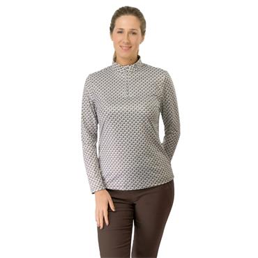 Pure Golf Ladies Arusha Long Sleeve Midlayer Espresso Martee-Ni