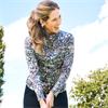 Pure Golf Ladies Arusha Long Sleeve Midlayer Gilded Aspen