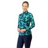 Pure Golf Ladies Arusha Long Sleeve Midlayer Leaf Lagoon
