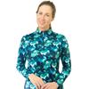 Pure Golf Ladies Arusha Long Sleeve Midlayer Leaf Lagoon