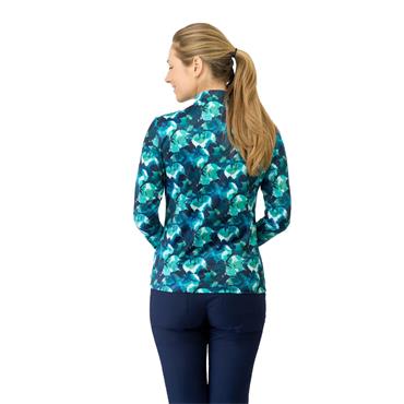 Pure Golf Ladies Arusha Long Sleeve Midlayer Leaf Lagoon