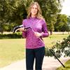 Pure Golf Ladies Arusha Long Sleeve Midlayer Morello Orchard