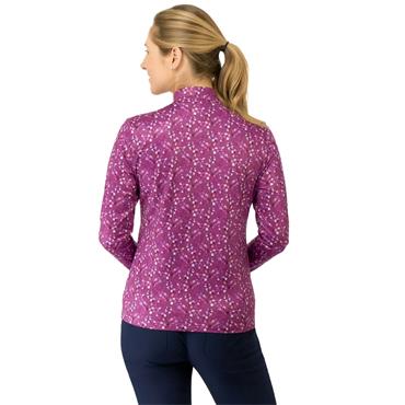 Pure Golf Ladies Arusha Long Sleeve Midlayer Morello Orchard