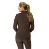Pure Golf Ladies Ellisa Faux Fur Cardigan Cocoa Powder