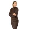 Pure Golf Ladies Ellisa Faux Fur Cardigan Cocoa Powder