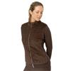 Pure Golf Ladies Ellisa Faux Fur Cardigan Cocoa Powder