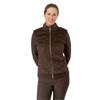 Pure Golf Ladies Ellisa Faux Fur Cardigan Cocoa Powder