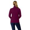 Pure Golf Ladies Sarah Roll Neck Jumper with Faux Fur Lining Morello Cherry
